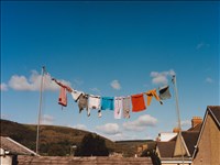 Roo Lewis, 1033 - WASHING LINE IN PORT TALBOT, WALES 