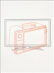Sir Michael Craig-Martin RA, 644 - TELEVISION / TELEVISION, FROM: THEN AND NOW