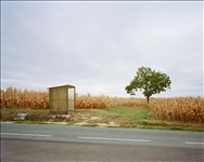 Alex Currie, 1027 - BUS STOP FONTENEAU' FROM THE SERIES TWENTY SIX FRENCH BUS STOPS