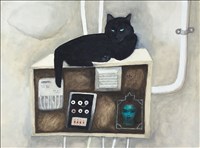 Gertie Young, 869 - CAT ON A FUSE BOX