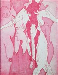 Annabel Crowther, 648 - HEAD TURNED LEFT, PINK FIGURE