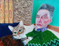 Nigel Evans, 16 - PORTRAIT OF A DOMESTIC SHORT-HAIR (AND ZELDA THE CAT)